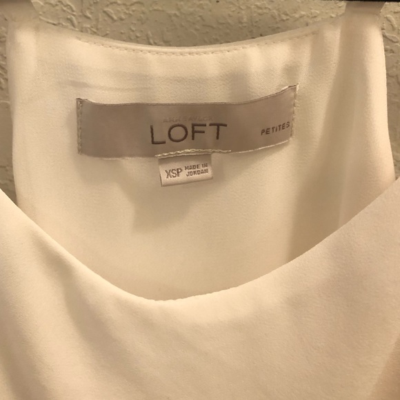 White loft silk top - Picture 2 of 5